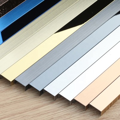 Metal Profile decorative trim gold colour stainless steel u channel for wall inlay