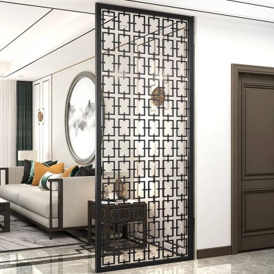 Lobby Partition Design Interior Perforated Stainless Steel Wall Screen Partition