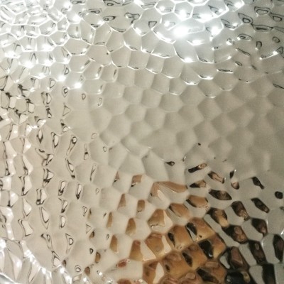 Decorative Concave Pattern 304 Stainless Steel Mirror Sheet