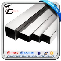 Slit Edge/Mill Edge Square Polished Inox Astm 304 Stainless Steel Tube